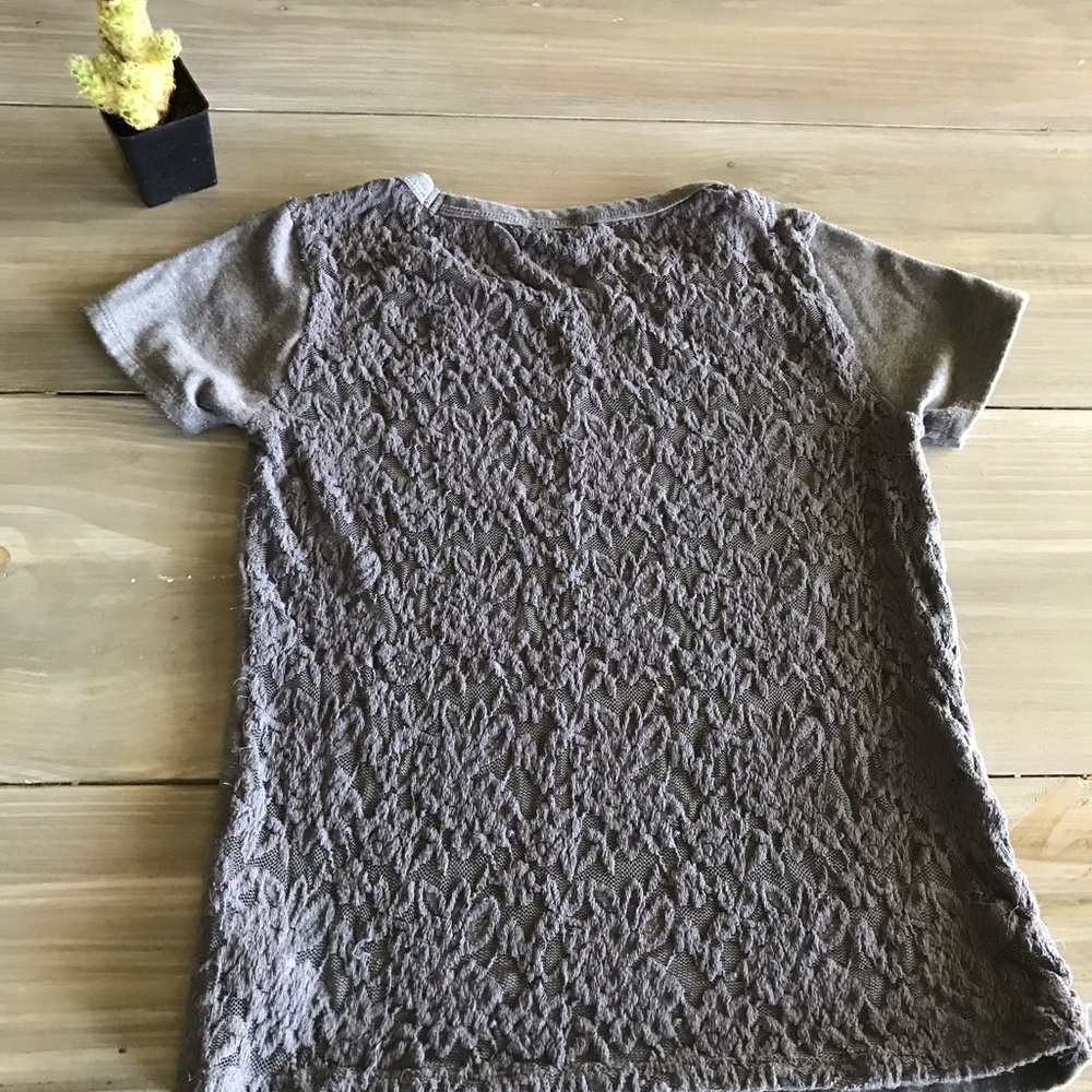 Lace back Tee
